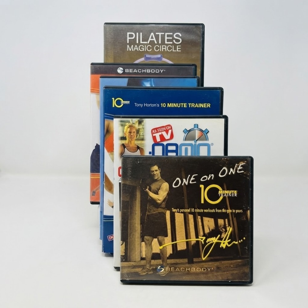 Beachbody 10 Minute Trainer Pilates Core Workout Fitness DVD Lot